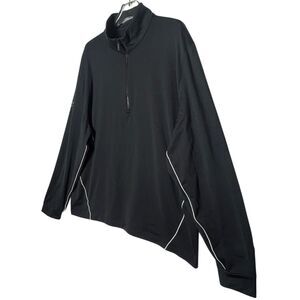 Callaway 1/4 Zip Men's Large Weather Series Black Pullover Jacket Golf
